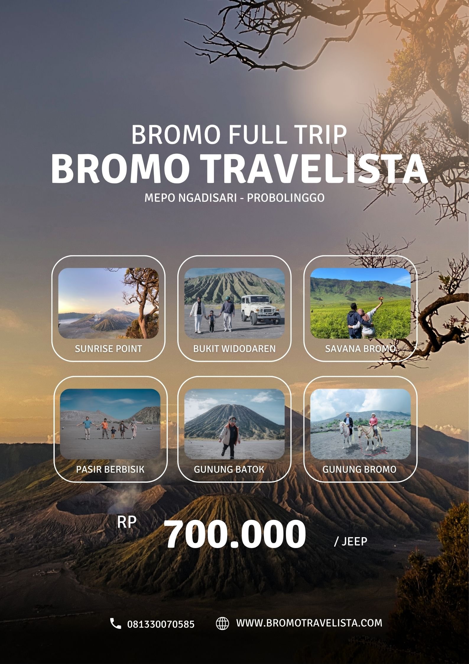 Bromo Full Trip ( Jeep Only ) Mepo Ngadisari - Probolinggo